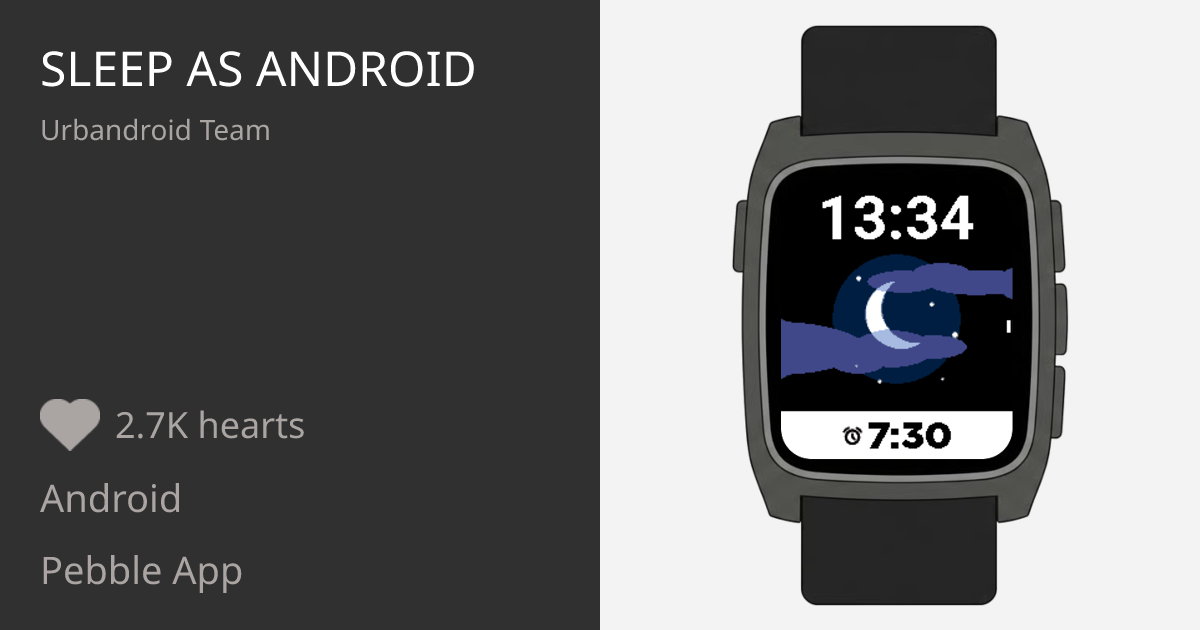 Sleep as Android - Pebble Appstore