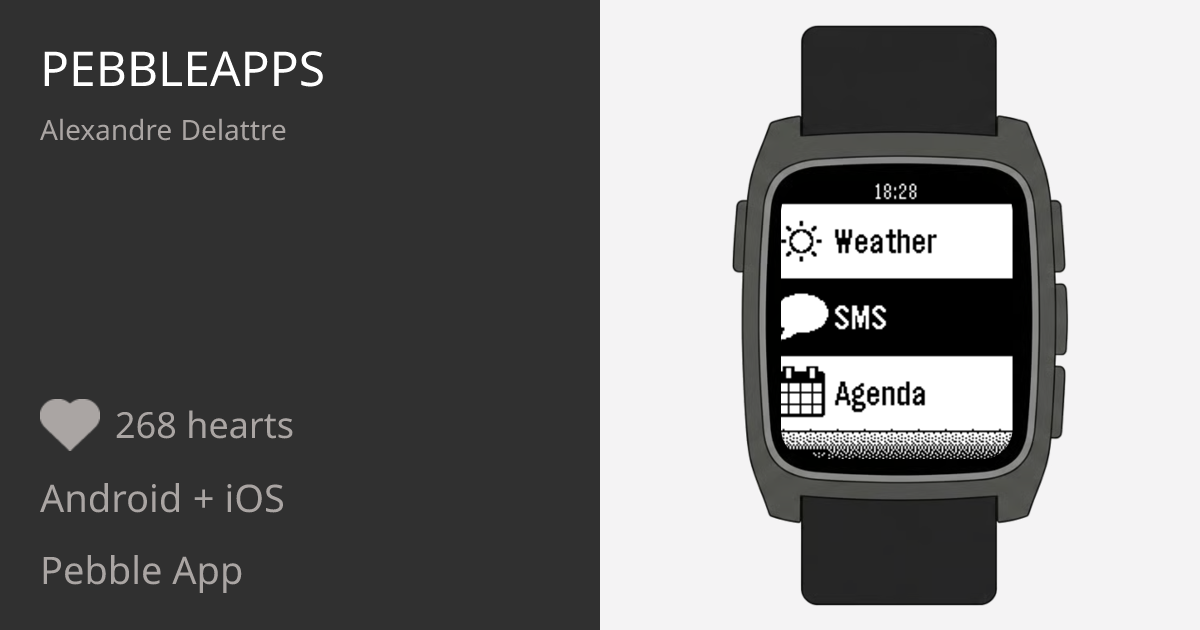 PebbleApps - Pebble Appstore