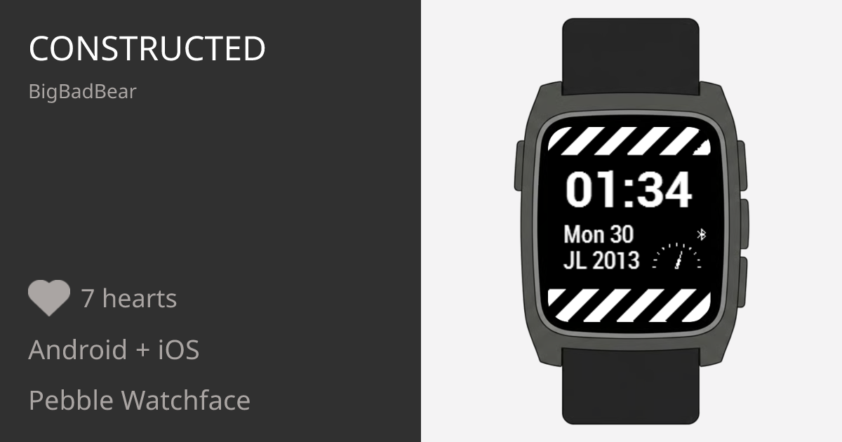 Constructed - Pebble Appstore