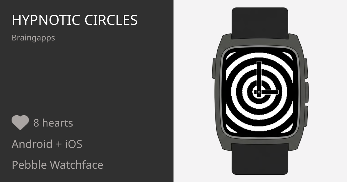 Hypnotic Circles - Pebble Appstore