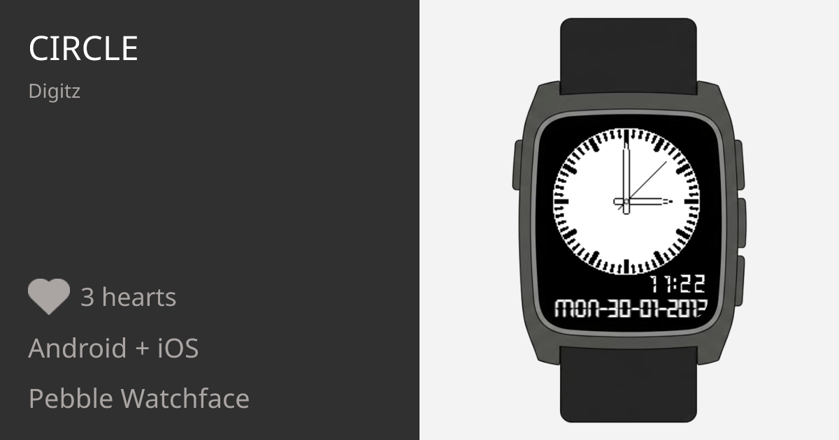 circle - Pebble Appstore