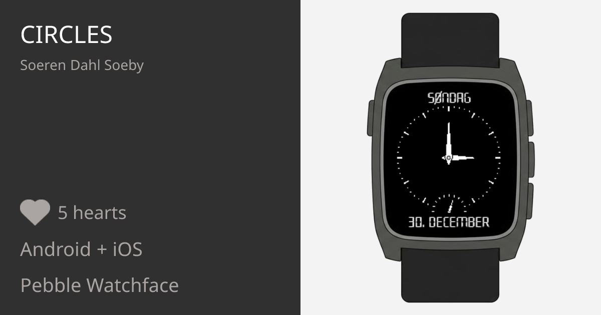 Circles - Pebble Appstore