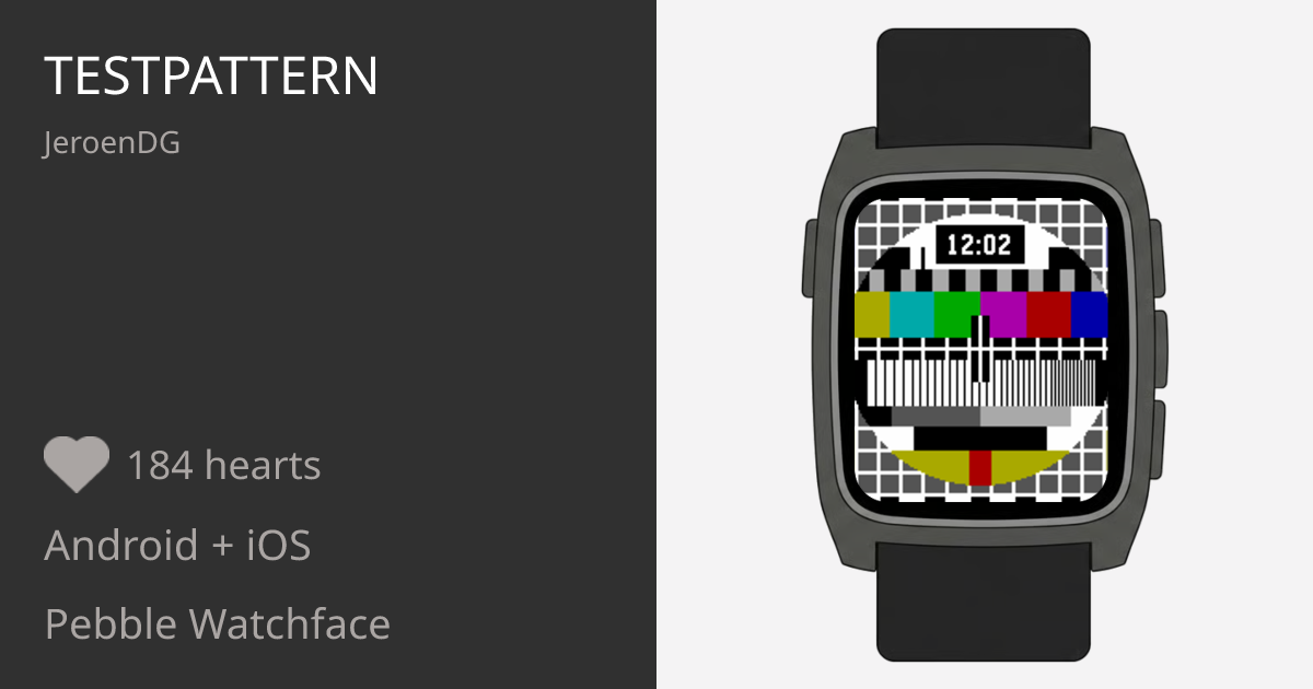 Testpattern - Pebble Appstore
