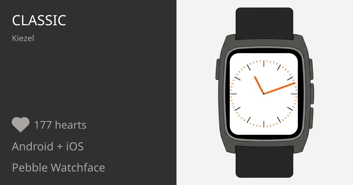 Classic - Pebble Appstore
