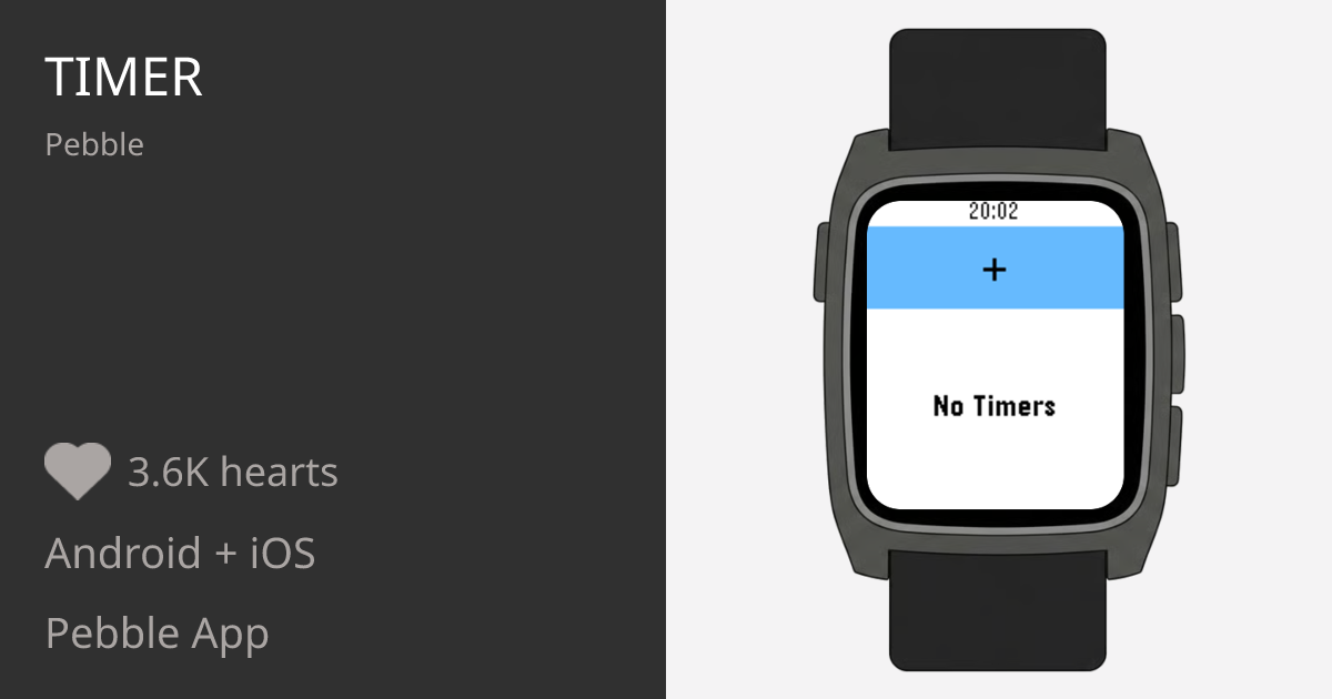 Timer - Pebble Appstore