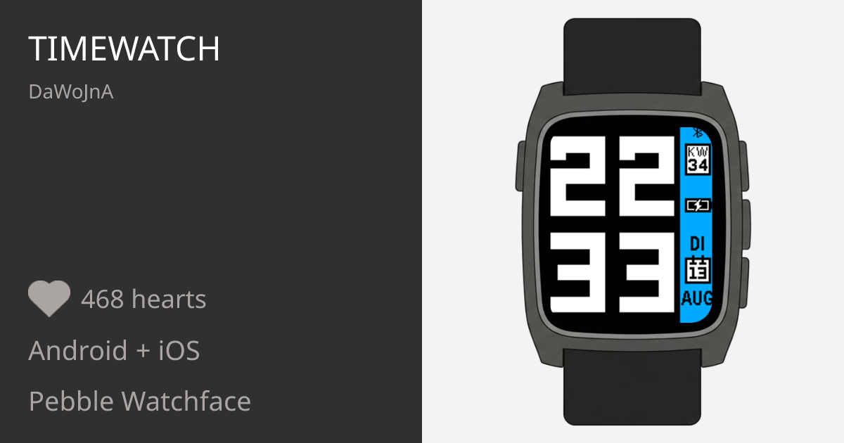 TIMEWATCH - Pebble Appstore