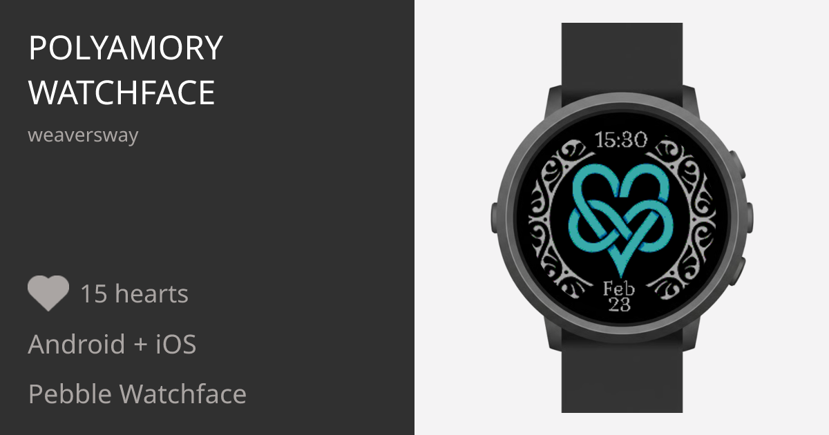 Polyamory Watchface - Pebble Appstore