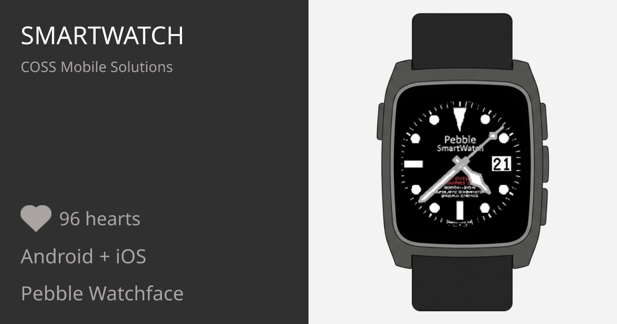 SmartWatch - Pebble Appstore