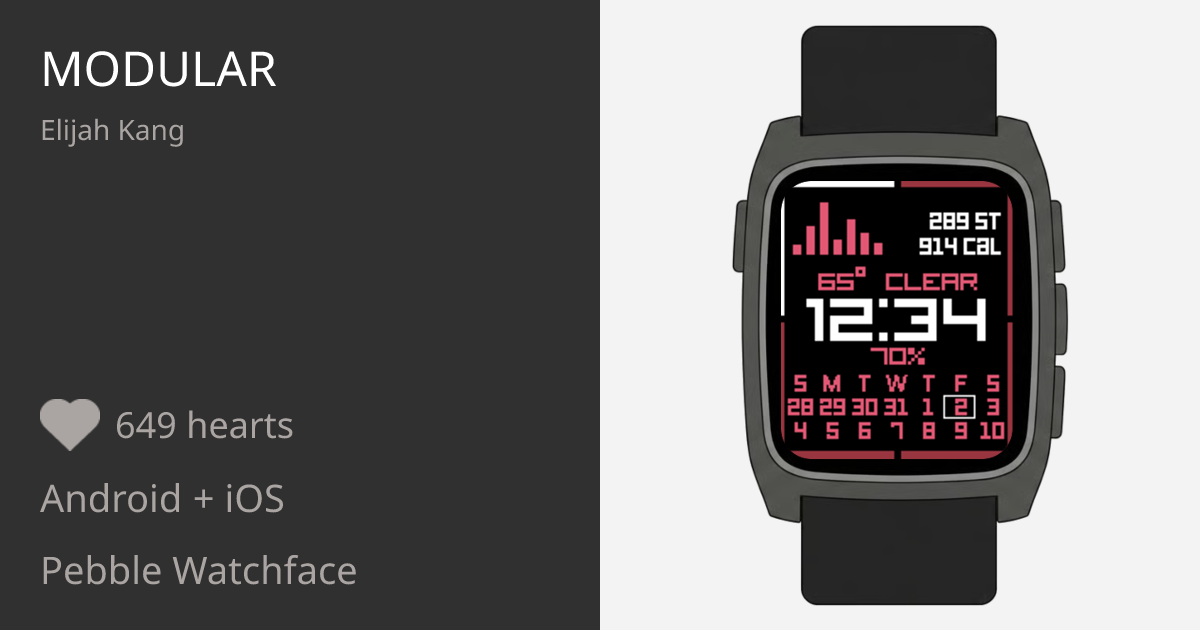 Modular - Pebble Appstore