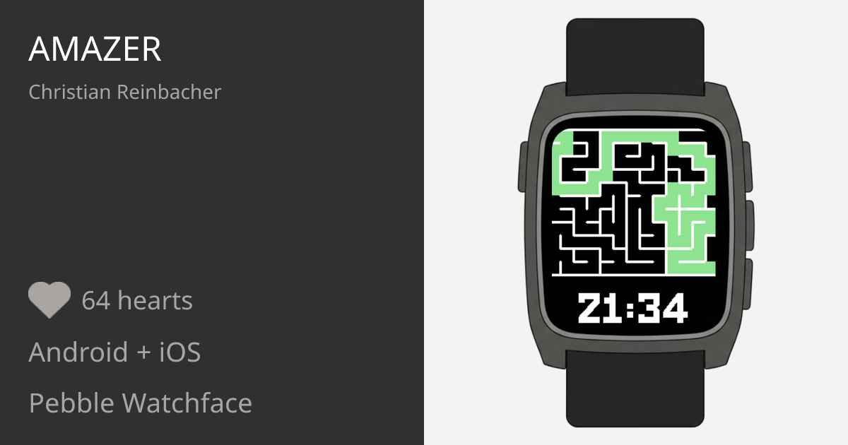 AMazeR - Pebble Appstore