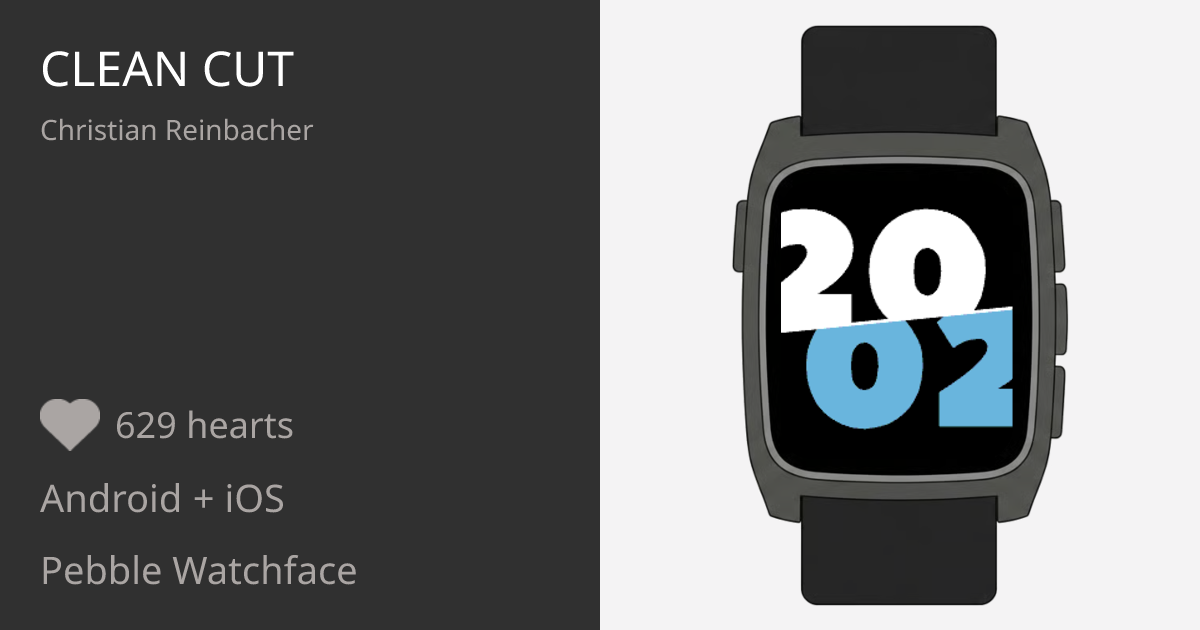Clean Cut - Pebble Appstore